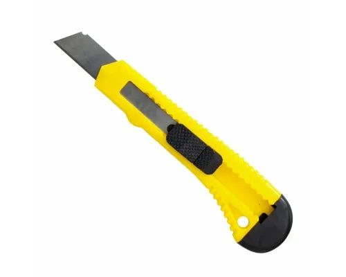 Ніж канцелярський H-Tone 18 мм жовтий (KNIFE-HT-JJ40605A-18)