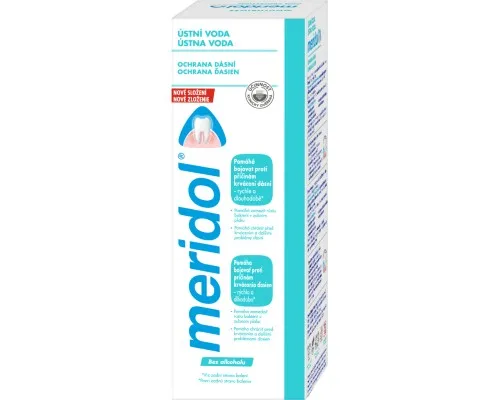 Ополіскувач для порожнини рота Meridol Gum Protection від кровоточивості ясен 400 мл (7610108052714)