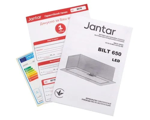Вытяжка кухонная Jantar BILT 650 LED 52 BL