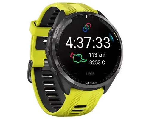 Смарт-годинник Garmin Forerunner 965, Amp Yellow, GPS (010-02809-12)