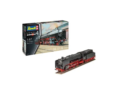 Сборная модель Revell Экспресс локомотив BR01 с тендером 22 T32 уровень 4,1:87 (RVL-02172)