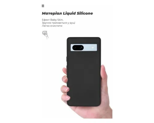Чохол до мобільного телефона Armorstandart ICON Case Google Pixel 7a Black (ARM70910)