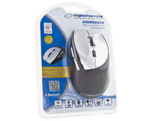Мышка Esperanza Andromeda Bluetooth Black-Silver (EM123S)
