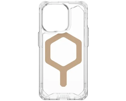 Чехол для мобильного телефона UAG Apple Iphone 15 Pro Plyo Magsafe, Ice/Gold (114286114381)