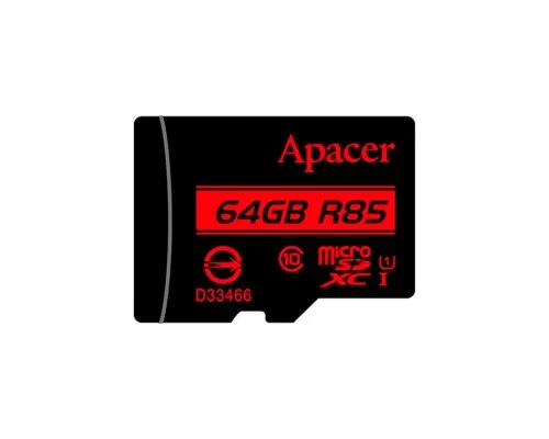 Карта памяти Apacer 64GB microSDXC class 10 UHS-I (AP64GMCSX10U5-RA)