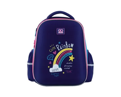 Рюкзак шкільний GoPack Education 165M-1 Cute Rainbow (GO24-165M-1)