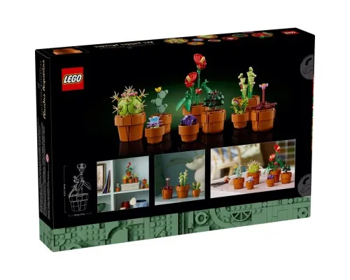 Конструктор LEGO Icons Миниатюрные растения 758 деталей (10329)