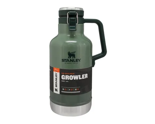 Термос Stanley для пива Easy-Pour Growler Hammertone Green 1.9 л (6939236348287)