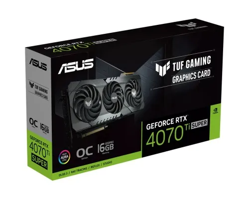 Відеокарта ASUS GeForce RTX4070Ti SUPER 16Gb TUF OC OG GAMING (TUF-RTX4070TIS-O16G-OG-GAMING)