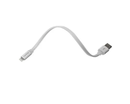 Дата кабель USB 2.0 AM to Lightning 0.25m white ColorWay (CW-CBUM-LM25W)