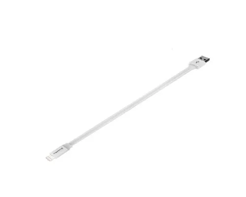 Дата кабель USB 2.0 AM to Lightning 0.25m white ColorWay (CW-CBUM-LM25W)