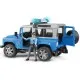 Спецтехника Bruder Джип полицейский Land Rover Defender и фигурка полицейского (02597)