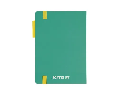 Блокнот Kite тверда обкладинка 120х169 мм 96 аркушів, зелений (K22-467-1)
