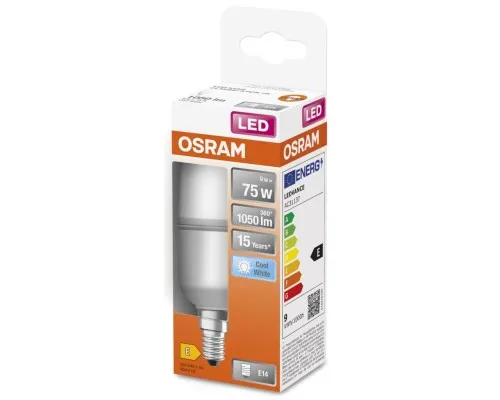 Лампочка Osram LED Star STICK75 10W/840 230V FR E14 (4058075428409)
