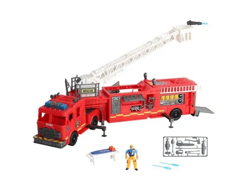Спецтехніка Motor Shop Рятувальники Giant Fire Engine Trailer Гігантська пожежна машина (546058)
