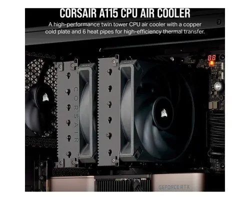 Кулер до процесора Corsair A115 Black (CT-9010011-WW)