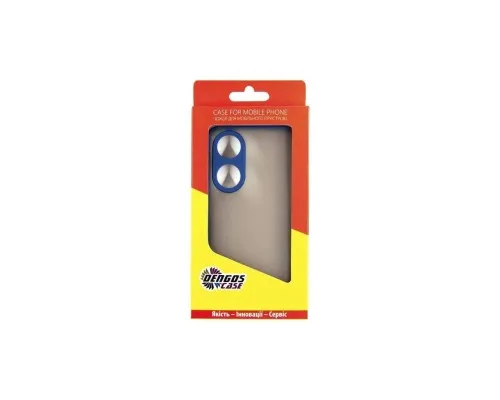 Чохол до мобільного телефона Dengos Kit for OPPO A98 5G case + glass (Blue) (DG-KM-39)