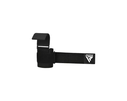 Крюки для тяги на запястья RDX W5 Gym Hook Strap Black Plus (WAN-W5B+)