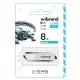 USB флеш накопитель Wibrand 8GB Aligator White USB 2.0 (WI2.0/AL8U7W)