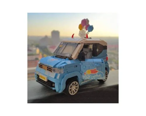 Конструктор LOZ mini Автомобіль MINI блакитний (1131)
