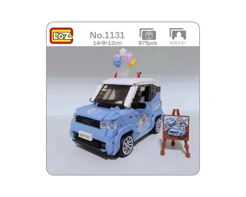 Конструктор LOZ mini Автомобіль MINI блакитний (1131)