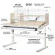 Парта Evo-kids TH-360 Grey (TH-360 TG/G)