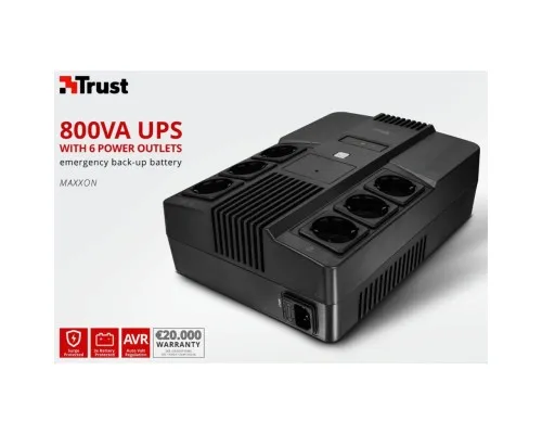 Пристрій безперебійного живлення Trust Maxxon 800VA UPS (23326_TRUST)