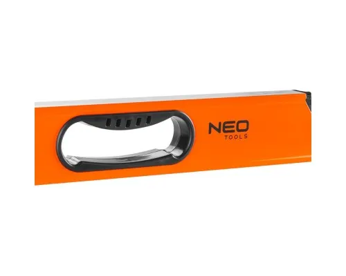 Рівень Neo Tools алюмінієвий, 100 см, 3 капсули, фрезерований, 2 ручки, магні (71-114)