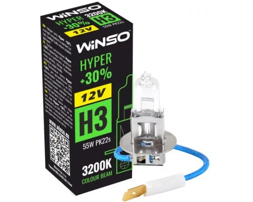Автолампа WINSO H3 HYPER +30 55W (712300)