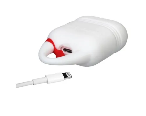 Чехол для наушников Kindon i-Smile для Apple AirPods IPH1430 White (702345)