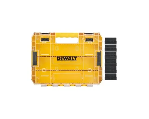 Ящик для інструментів DeWALT для біт системи TSTAK Tough Case L з роздільниками 6 шт (DT70839)
