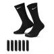 Шкарпетки Nike U NK ED PLS CSH CRW 6PR-132 SX6897-010 34-38 6 пар Чорні (193658363617)