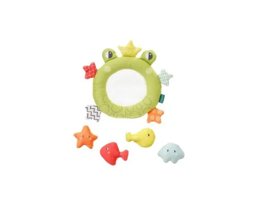 Іграшка для ванної Fehn Plansch & Play Розвиваюча Жабка з морськими мешканцями (4001998050080)