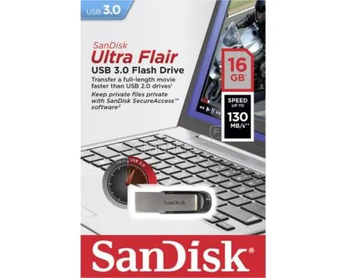 USB флеш накопитель SanDisk 16GB Ultra Flair USB 3.0 (SDCZ73-016G-G46)