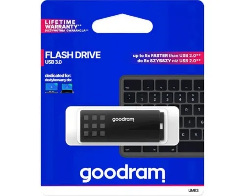 USB флеш накопитель Goodram 128GB UME3 Black USB 3.0 (UME3-1280K0R11)