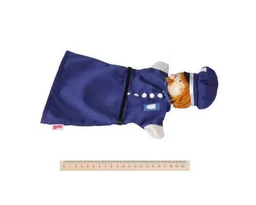 Игровой набор Goki Кукла-перчатка Полицейский (51646G)
