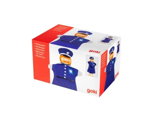 Ігровий набір Goki Лялька-рукавичка Поліцейський (51646G)