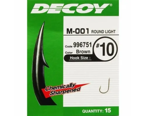 Крючок Decoy M-001 Round light 14 (15 шт/уп) (1562.03.10)