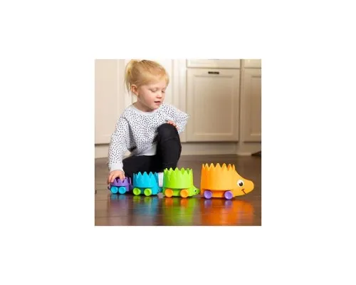 Развивающая игрушка Fat Brain Toys Пирамидка-каталка Ежики Hiding Hedgehogs (F223ML)