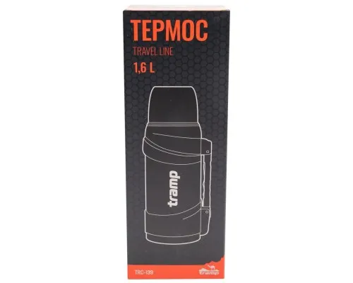 Термос Tramp Travel Line 1,6 л Black (UTRC-139-black)