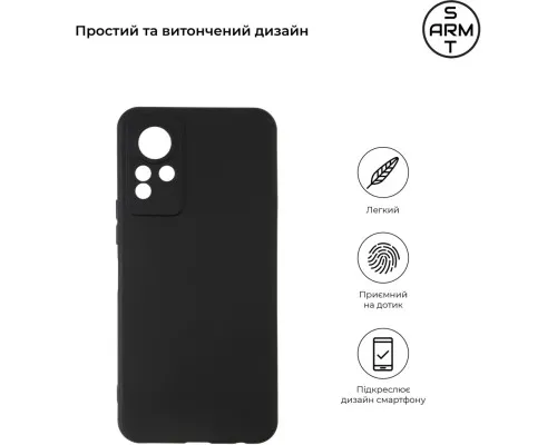 Чохол до мобільного телефона Armorstandart Matte Slim Fit Infinix Note 12 4G (X663D) Black (ARM64498)