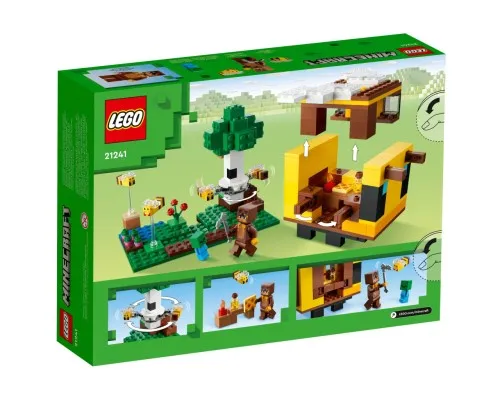 Конструктор LEGO Minecraft Бджолиний будиночок 254 деталі (21241-)