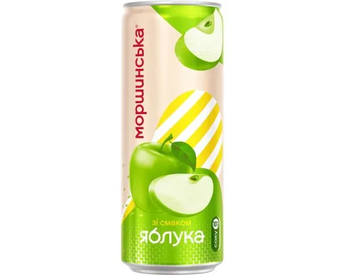 Напій Моршинська соковмісний Лимонада зі смаком зі смаком Яблука 0.33 л (4820017002844)