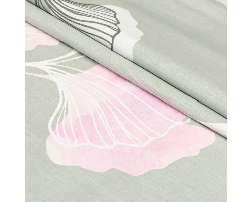 Постельное белье Home Line Гинко Белоба серо-розовый бязь полуторный (173538)
