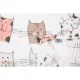 Плед Ardesto Flannel великі коти 160х200 см (ART0113PB)