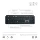 Клавиатура Logitech MX Keys S Plus Palmrest Wireless UA Graphite (920-011589)