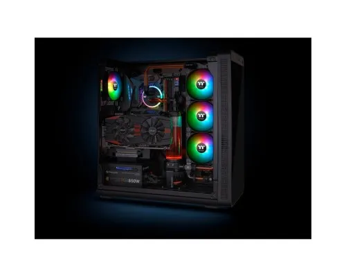 Кулер до корпусу ThermalTake Pure Plus RGB 12 Radiator Fan TT Premium Edition 3Pack/Fan/120 (CL-F063-PL12SW-A)