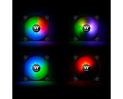 Кулер для корпуса ThermalTake Pure Plus RGB 12 Radiator Fan TT Premium Edition 3Pack/Fan/120 (CL-F063-PL12SW-A)