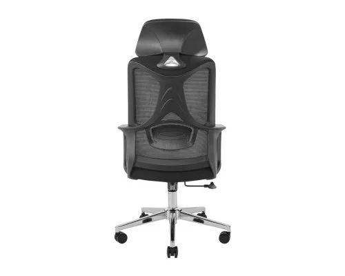 Офісне крісло Richman Монеро Хром M-1 (Tilt) Сітка чорна (ADD0003210)