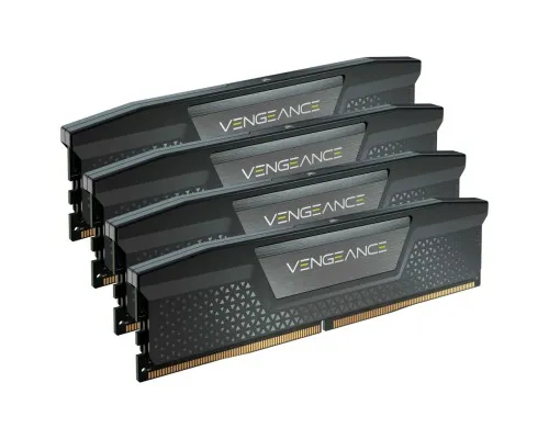 Модуль памяти для компьютера DDR5 96GB (4x24GB) 5600 MHz Vengeance Black Corsair (CMK96GX5M4B5600C40)